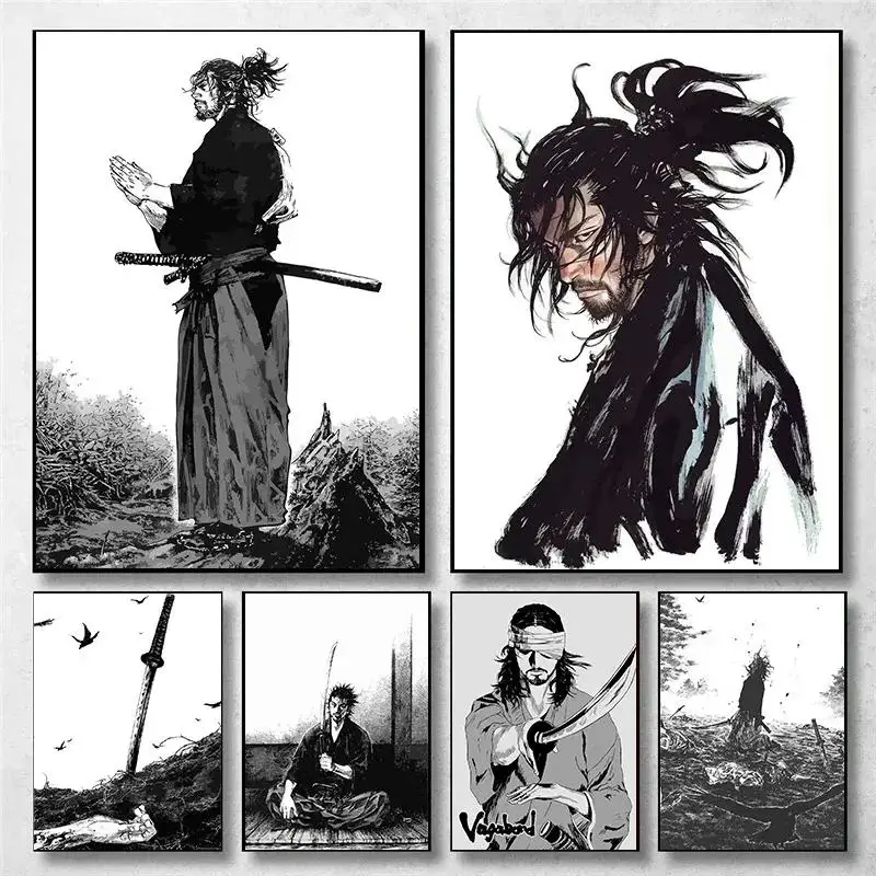 Vintage Japanese Anime Wall Ar - đánh giá và giá Anime Merchandise Posters