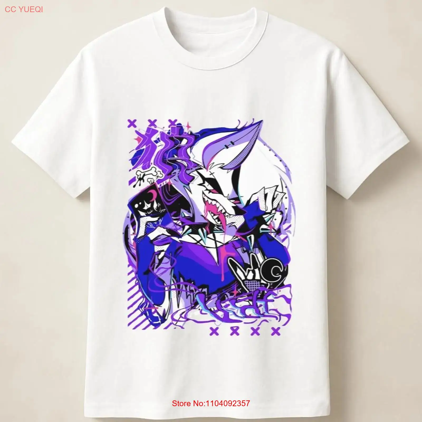 Purple Anime Wolf in Graffiti  - đánh giá và giá Anime Merchandise Online