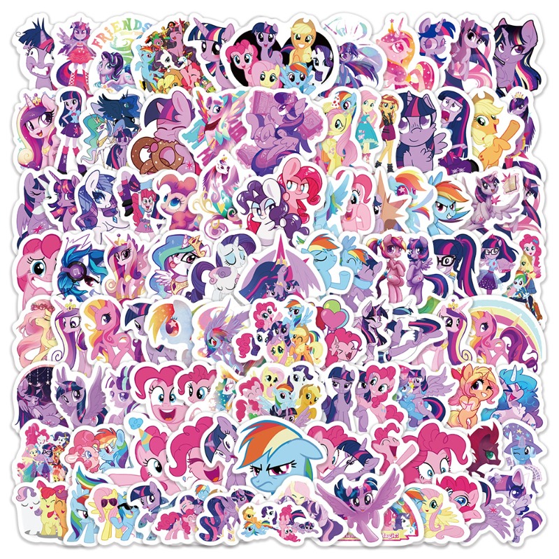 100pcs Cartoon My Little Ponys - đánh giá và giá Original Anime Merchandise