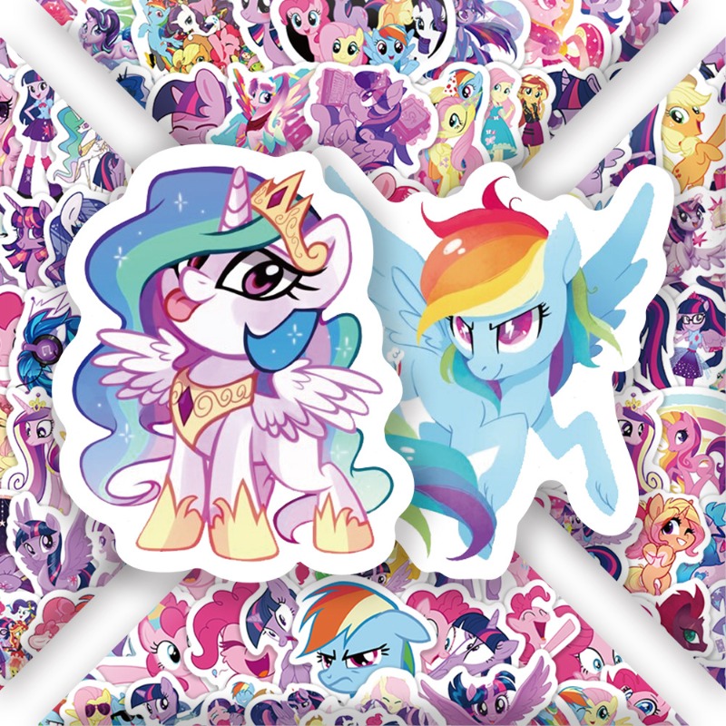 100pcs Cartoon My Little Ponys - đánh giá và giá Original Anime Merchandise