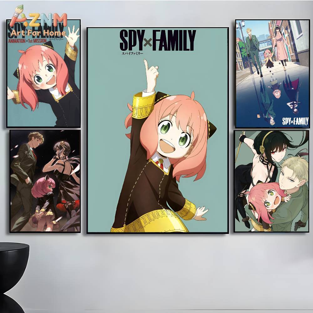 AZNM Spy x Family Anime Canvas - đánh giá và giá Anime Merchandise Posters