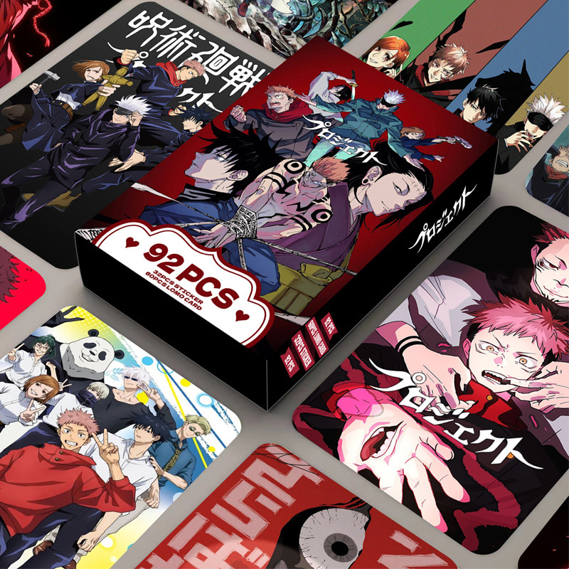 92 Pcs Cards Jujutsu Kaisen Do - đánh giá và giá Anime Merchandise Bag