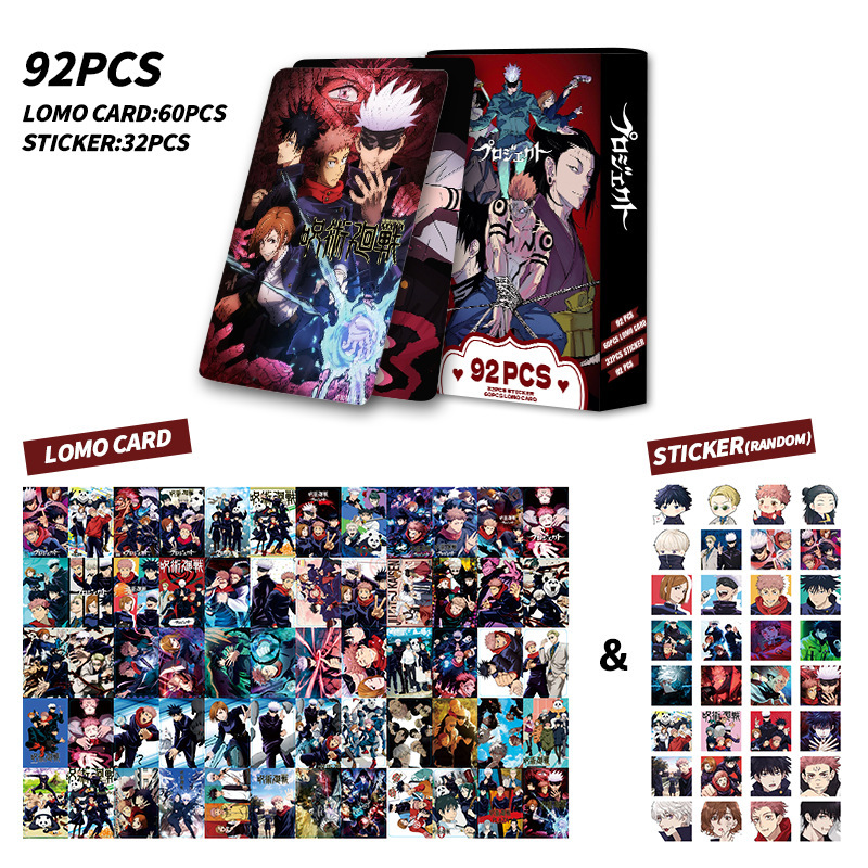 92 Pcs Cards Jujutsu Kaisen Do - đánh giá và giá Anime Merchandise Bag