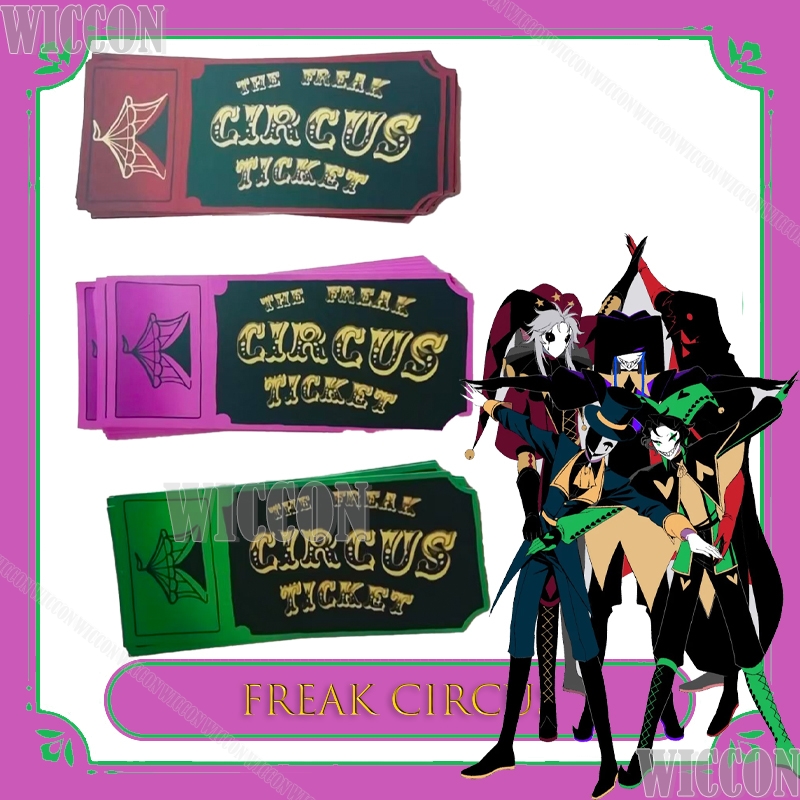 Freak Circus Ticket Card Red G - đánh giá và giá Anime Merchandise Europe