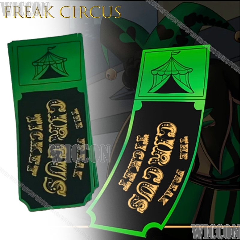 Freak Circus Ticket Card Red G - đánh giá và giá Anime Merchandise Europe