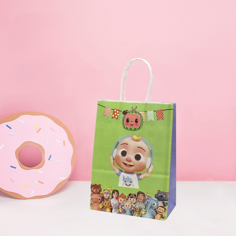 Cocomelons Party Gift Bag Set  - đánh giá và giá Anime Merchandise Bag