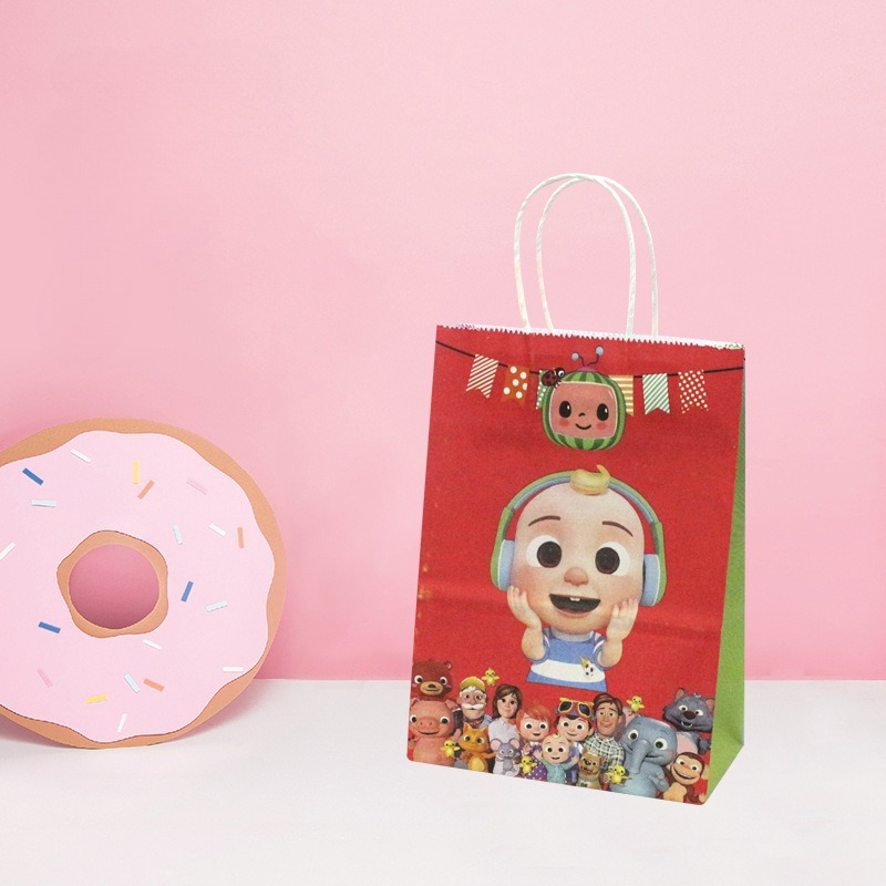 Cocomelons Party Gift Bag Set  - đánh giá và giá Anime Merchandise Bag